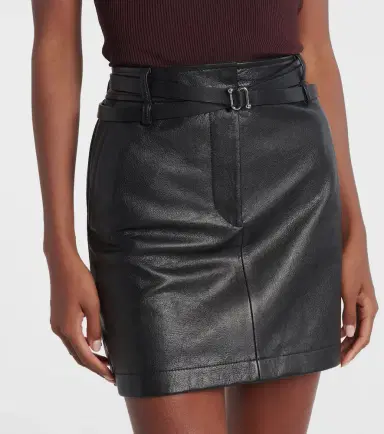 Sportmax Patto leather miniskirt | Thumbnail 3 Sportmax Patto leather miniskirt | Thumbnail 3