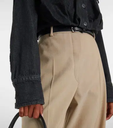 Sportmax Sondrio cropped denim shirt | Thumbnail 4 Sportmax Sondrio cropped denim shirt | Thumbnail 4