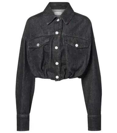 Sportmax Sondrio cropped denim shirt | Thumbnail 1 Sportmax Sondrio cropped denim shirt | Thumbnail 1