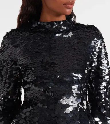 Sportmax Terfrite sequined jersey minidress | Thumbnail 2 Sportmax Terfrite sequined jersey minidress | Thumbnail 2