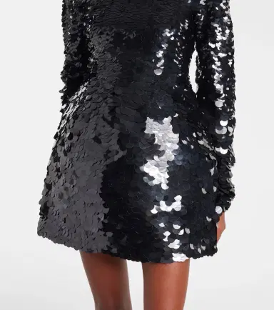 Sportmax Terfrite sequined jersey minidress | Thumbnail 3 Sportmax Terfrite sequined jersey minidress | Thumbnail 3