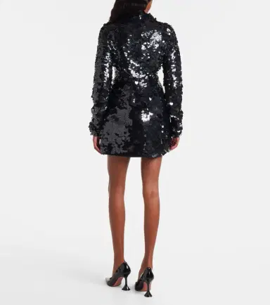 Sportmax Terfrite sequined jersey minidress | Thumbnail 4 Sportmax Terfrite sequined jersey minidress | Thumbnail 4