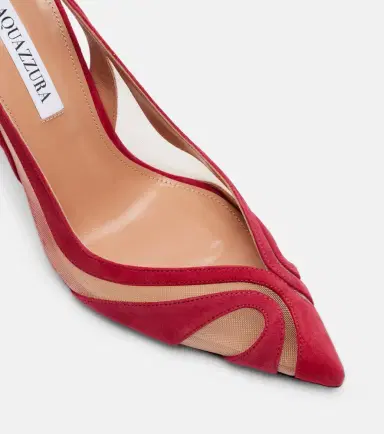 Aquazzura Lune Sling 105 slingback pumps | Thumbnail 3 Aquazzura Lune Sling 105 slingback pumps | Thumbnail 3