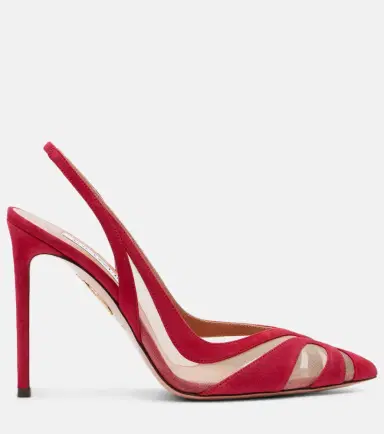 Aquazzura Lune Sling 105 slingback pumps | Thumbnail 4 Aquazzura Lune Sling 105 slingback pumps | Thumbnail 4