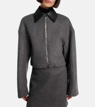 Sportmax Vacuo cropped virgin wool jacket | Thumbnail 4 Sportmax Vacuo cropped virgin wool jacket | Thumbnail 4