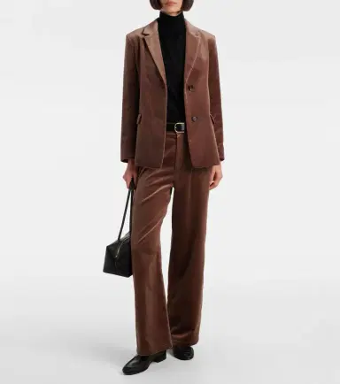 'S Max Mara Agata cotton velvet blazer | Thumbnail 4 'S Max Mara Agata cotton velvet blazer | Thumbnail 4