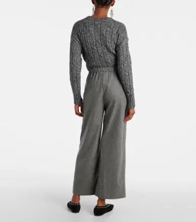 'S Max Mara Floria virgin wool wide-leg pants | Thumbnail 2 'S Max Mara Floria virgin wool wide-leg pants | Thumbnail 2