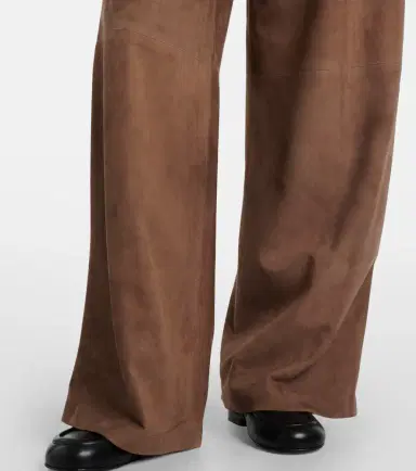'S Max Mara Brando high-rise suede wide-leg pants | Thumbnail 2 'S Max Mara Brando high-rise suede wide-leg pants | Thumbnail 2