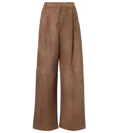 'S Max Mara Brando high-rise suede wide-leg pants | Thumbnail 1 'S Max Mara Brando high-rise suede wide-leg pants | Thumbnail 1
