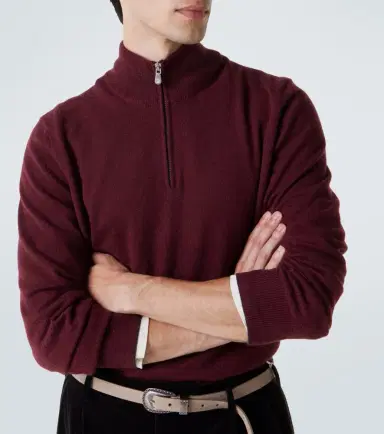 Brunello Cucinelli Cashmere half-zip sweater | Thumbnail 5 Brunello Cucinelli Cashmere half-zip sweater | Thumbnail 5