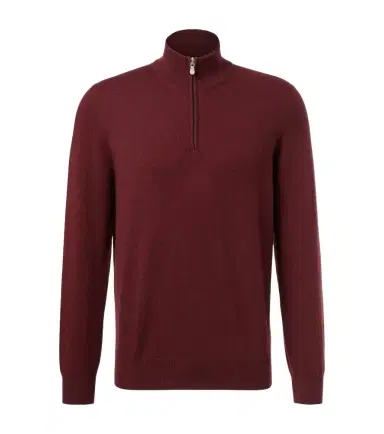 Brunello Cucinelli Cashmere half-zip sweater | Thumbnail 1 Brunello Cucinelli Cashmere half-zip sweater | Thumbnail 1