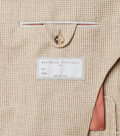 Brunello Cucinelli Houndstooth cashmere and silk suit jacket | Thumbnail 2 Brunello Cucinelli Houndstooth cashmere and silk suit jacket | Thumbnail 2