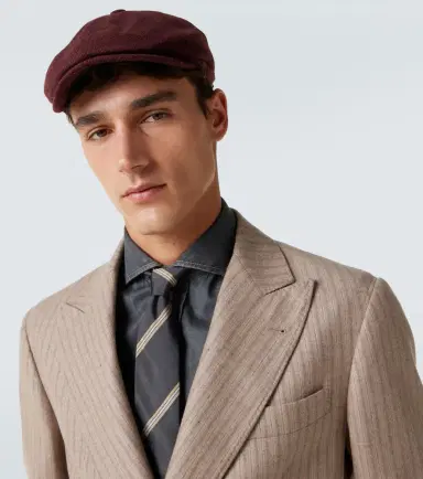 Brunello Cucinelli Wool and cashmere newsboy cap | Thumbnail 3 Brunello Cucinelli Wool and cashmere newsboy cap | Thumbnail 3