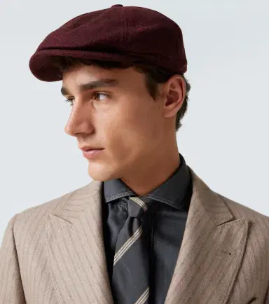 Brunello Cucinelli Wool and cashmere newsboy cap | Thumbnail 4 Brunello Cucinelli Wool and cashmere newsboy cap | Thumbnail 4