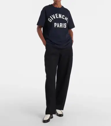 Givenchy Paris logo cotton jersey T-shirt | Thumbnail 3 Givenchy Paris logo cotton jersey T-shirt | Thumbnail 3