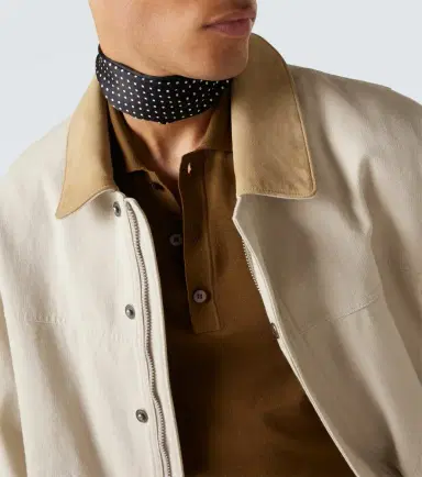Tom Ford Suede-trimmed cotton canvas jacket | Thumbnail 4 Tom Ford Suede-trimmed cotton canvas jacket | Thumbnail 4