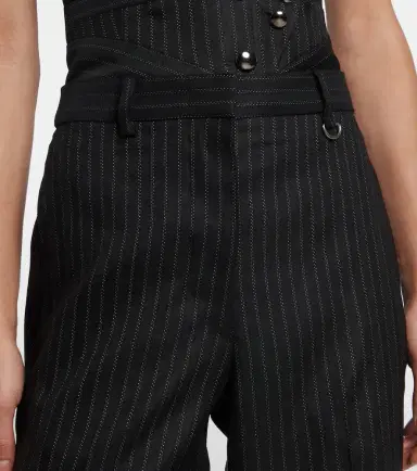 Isabel Marant Noanda pinstriped wool-blend straight pants | Thumbnail 5 Isabel Marant Noanda pinstriped wool-blend straight pants | Thumbnail 5