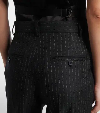 Isabel Marant Noanda pinstriped wool-blend straight pants | Thumbnail 6 Isabel Marant Noanda pinstriped wool-blend straight pants | Thumbnail 6
