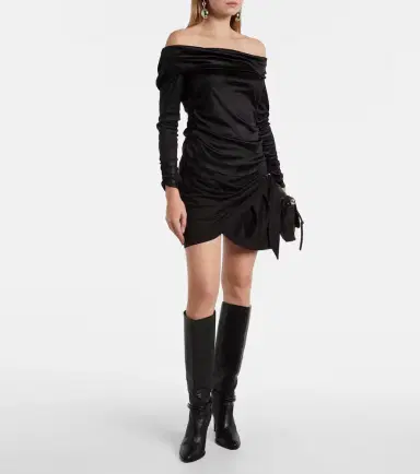 Isabel Marant Rosaria draped virgin wool miniskirt | Thumbnail 5 Isabel Marant Rosaria draped virgin wool miniskirt | Thumbnail 5
