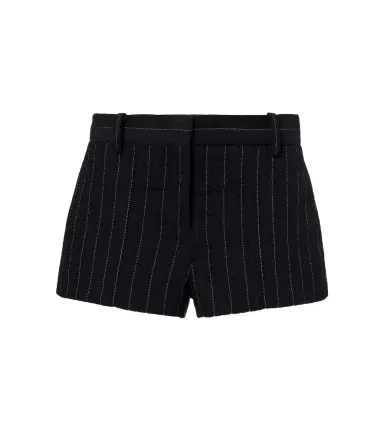Isabel Marant Melody pinstripe cotton and wool shorts | Thumbnail 1 Isabel Marant Melody pinstripe cotton and wool shorts | Thumbnail 1