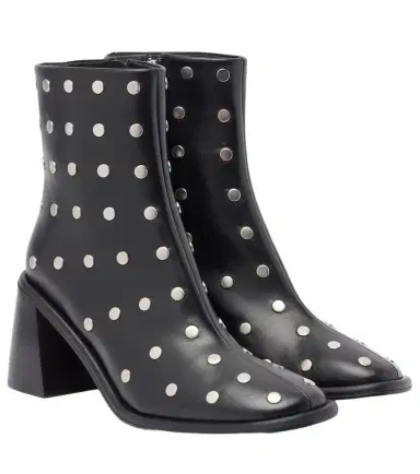 Souliers Martinez Kima 80 studded leather ankle boots | Thumbnail 1 Souliers Martinez Kima 80 studded leather ankle boots | Thumbnail 1