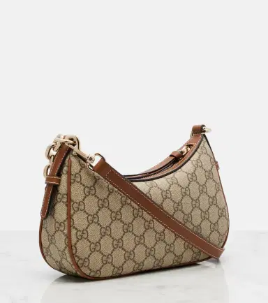 Gucci GG Emblem Small canvas shoulder bag | Thumbnail 4 Gucci GG Emblem Small canvas shoulder bag | Thumbnail 4