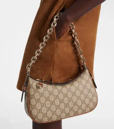 Gucci GG Emblem Small canvas shoulder bag | Thumbnail 7 Gucci GG Emblem Small canvas shoulder bag | Thumbnail 7