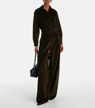 Max Mara Fertile cotton corduroy bodysuit | Thumbnail 6 Max Mara Fertile cotton corduroy bodysuit | Thumbnail 6