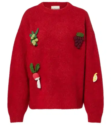 Alemais Alémais Fruitto alpaca, mohair, and wool-blend sweater | Thumbnail 1 Alemais Alémais Fruitto alpaca, mohair, and wool-blend sweater | Thumbnail 1