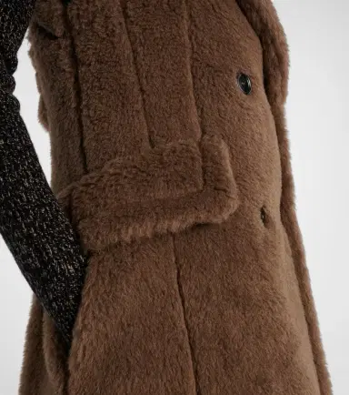 Max Mara Alpaca, wool, and silk Teddy coat | Thumbnail 3 Max Mara Alpaca, wool, and silk Teddy coat | Thumbnail 3