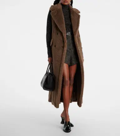 Max Mara Alpaca, wool, and silk Teddy coat | Thumbnail 5 Max Mara Alpaca, wool, and silk Teddy coat | Thumbnail 5