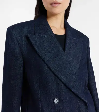 Sportmax Ancella double-breasted denim blazer | Thumbnail 5 Sportmax Ancella double-breasted denim blazer | Thumbnail 5