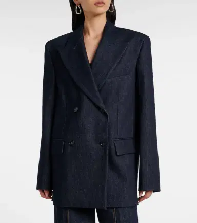 Sportmax Ancella double-breasted denim blazer | Thumbnail 7 Sportmax Ancella double-breasted denim blazer | Thumbnail 7