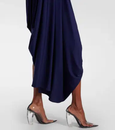 Sportmax Ariete 1234 draped jersey maxi dress | Thumbnail 3 Sportmax Ariete 1234 draped jersey maxi dress | Thumbnail 3
