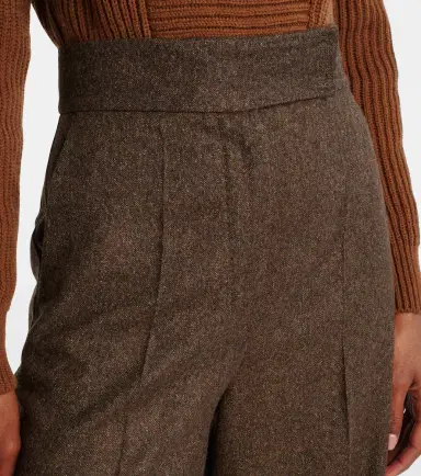 Max Mara Virgin wool straight pants | Thumbnail 2 Max Mara Virgin wool straight pants | Thumbnail 2