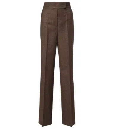Max Mara Virgin wool straight pants | Thumbnail 1 Max Mara Virgin wool straight pants | Thumbnail 1