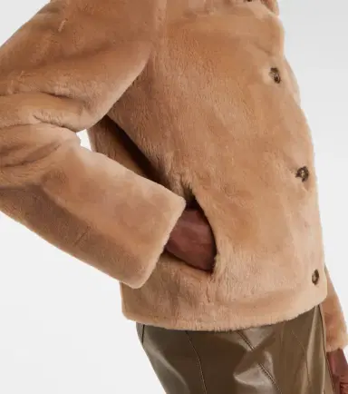 Yves Salomon Shearling jacket | Thumbnail 4 Yves Salomon Shearling jacket | Thumbnail 4