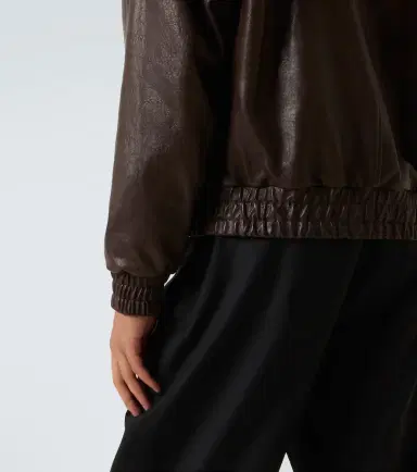 Saint Laurent Leather bomber jacket | Thumbnail 3 Saint Laurent Leather bomber jacket | Thumbnail 3