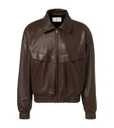 Saint Laurent Leather bomber jacket | Thumbnail 1 Saint Laurent Leather bomber jacket | Thumbnail 1