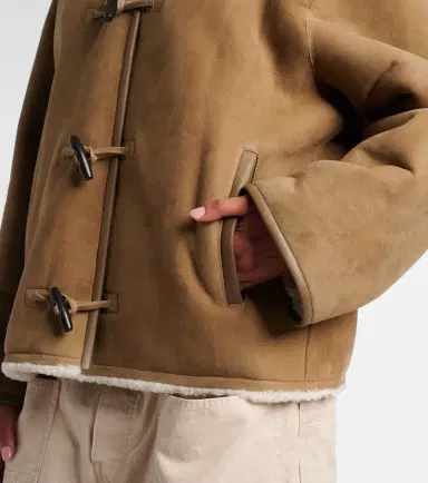 Yves Salomon Reversible leather and shearling jacket | Thumbnail 4 Yves Salomon Reversible leather and shearling jacket | Thumbnail 4