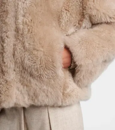 Yves Salomon Shearling jacket | Thumbnail 6 Yves Salomon Shearling jacket | Thumbnail 6