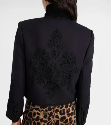 Veronica Beard Latrell cropped embroidered jacket | Thumbnail 6 Veronica Beard Latrell cropped embroidered jacket | Thumbnail 6