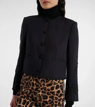 Veronica Beard Latrell cropped embroidered jacket | Thumbnail 7 Veronica Beard Latrell cropped embroidered jacket | Thumbnail 7