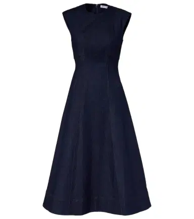 Veronica Beard Dulce cotton-blend denim midi dress | Thumbnail 1 Veronica Beard Dulce cotton-blend denim midi dress | Thumbnail 1
