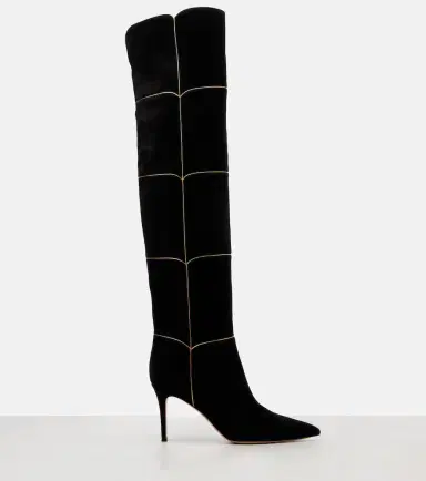 Gianvito Rossi Cuissard 85 suede knee-high boots | Thumbnail 2 Gianvito Rossi Cuissard 85 suede knee-high boots | Thumbnail 2