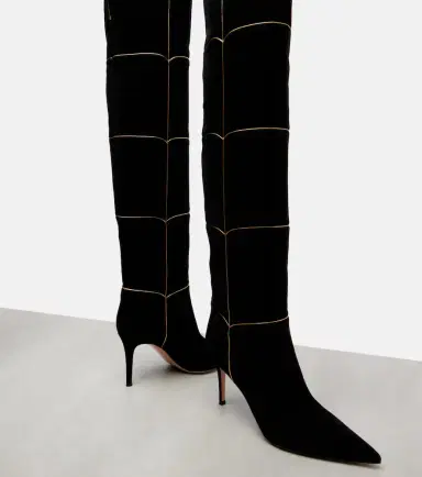 Gianvito Rossi Cuissard 85 suede knee-high boots | Thumbnail 3 Gianvito Rossi Cuissard 85 suede knee-high boots | Thumbnail 3