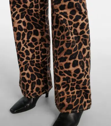 Veronica Beard Leopard-print high-rise wide-leg pants | Thumbnail 2 Veronica Beard Leopard-print high-rise wide-leg pants | Thumbnail 2