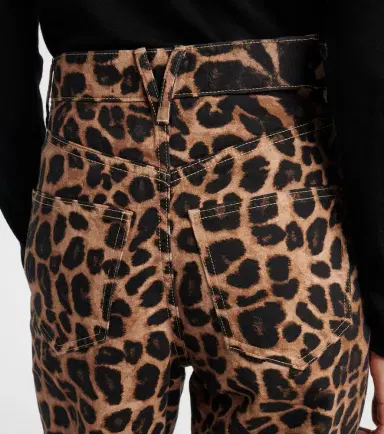 Veronica Beard Leopard-print high-rise wide-leg pants | Thumbnail 5 Veronica Beard Leopard-print high-rise wide-leg pants | Thumbnail 5
