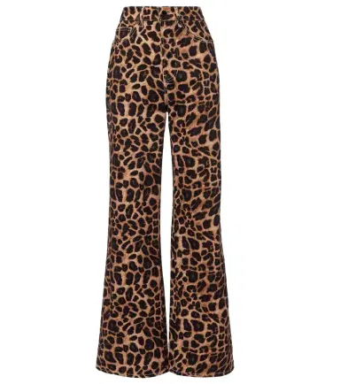 Veronica Beard Leopard-print high-rise wide-leg pants | Thumbnail 1 Veronica Beard Leopard-print high-rise wide-leg pants | Thumbnail 1