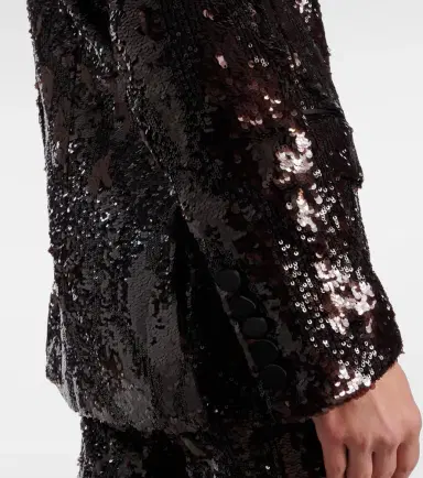 Veronica Beard Sequined double-breasted blazer | Thumbnail 4 Veronica Beard Sequined double-breasted blazer | Thumbnail 4